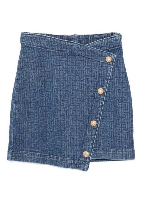 Gonna con bottoni BALMAIN KIDS | BX7A91 D0038620BL